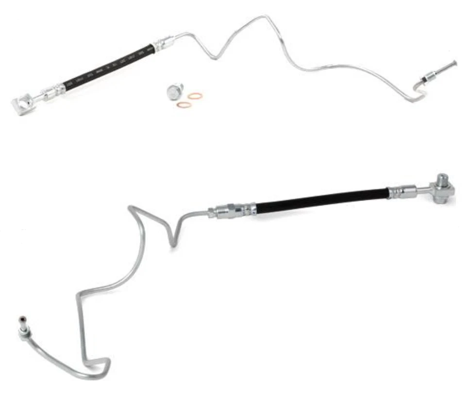 Par de mangueras de tubos de freno trasero Seat Leon Skoda Octavia (98-06) | Para discos sólidos Foto 1 de 1