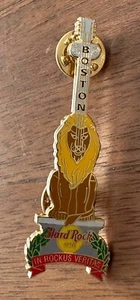HARD ROCK CAFE PIN BOSTON VIP CONFERENCE IN ROCKUS VERITAS LION GUITAR LE 300 - Foto 1 di 2