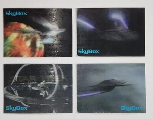 Skybox Star Trek Captains Blockbuster Video Lenticular / Motion Promo Card Set - Picture 1 of 2