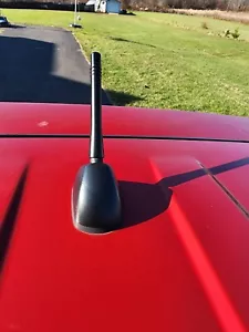4 inch " Short Black Aluminum Antenna Mast AM/FM for SUZUKI GRAND VITARA 06-13 - Picture 1 of 24