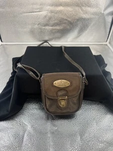 Borsa a tracolla Daniel Ray in pelle Marie nera marrone con nappa cavallo piccola - Foto 1 di 6