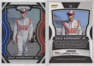 2018 Panini Prizm Red White & Blue Prizm Dale Earnhardt Jr #22.1 HOF