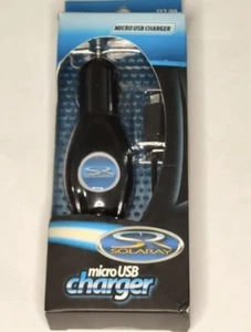 Solaray 1A Micro USB Car/Truck Charger Black New. - Picture 1 of 1