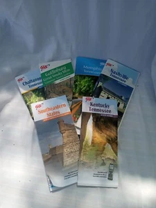 VINTAGE AAA SET OF 6 TENNESSEE MAPS OF CITIES AND STATE - Picture 1 of 7
