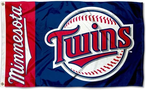Minnesota Twins 3x5 ft Flag Banner MLB Baseball Champions Free Shipping Cover