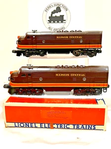 Lionel6-8580 -8582 #1 "Illinois Central F3 AA 2-Motor Diesel Set" BLT-'85 Neu in OVP - Bild 1 von 7