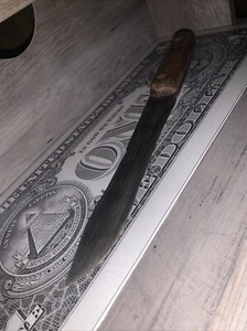 Cuchillo de colección/11”/“Forjado con martillo”/Hecho en EE. UU./Acero al carbono/RESISTENTE/ - Imagen 1 de 8