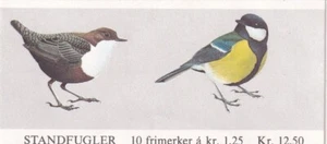 Folleto de Yvert de Noruega 1980 #C769 aves fauna montado sin montar o nunca montado en muy buen estado - Imagen 1 de 2