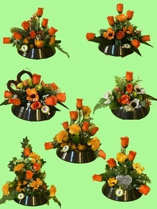 TK23.20. Steckschale Blumen Gesteck Grabgesteck Gedenken Grabschmuck Dekoration - Bild 1 von 34