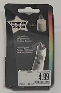 Tommee Tippee 40 Count Digital Ear Thermometer Hygine Covers - Damaged Box - Picture 1 of 7