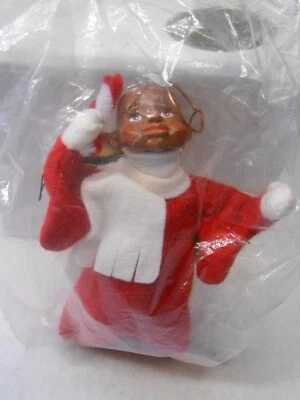 Simpich Character Dolls~ Hanging Angel "Jackson" -holding a candy cane - Image 1 of 4