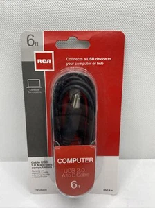 ¡NUEVO! CABLE USB 2.0 A a B rca, 6' de largo, tph520 - Imagen 1 de 1