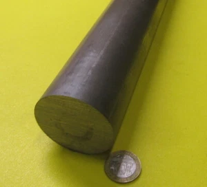 1018 Steel Unpolished Rod, 2.0" Dia (-0.003") x 3 Foot Length - Picture 1 of 11
