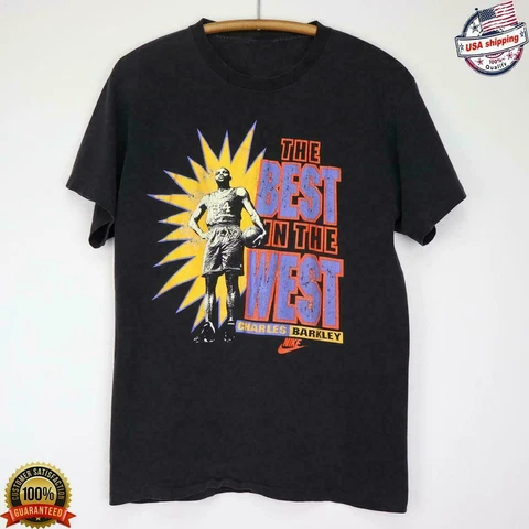 Charles Barkley The Best In The West Shirt Black WO7008 Cover