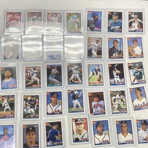 100 Baseball Karten Team Lot: sortiert mit Hüllen - Bild 1 von 3