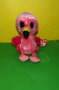 Ty Beanie Boos GILDA Pink Flamingo Animal Plush 6" Bean Stuffed Toy Doll w/ Tag - Bild 1 von 4
