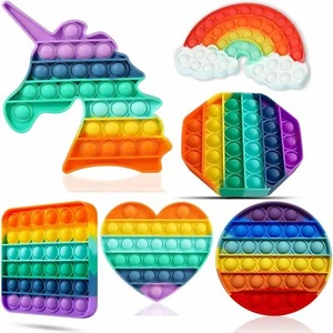 Push Pop Bubble Fidget Sensory 6 Pack Collection - Picture 1 of 1