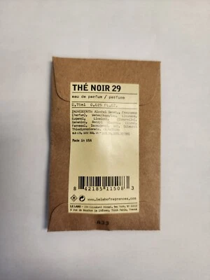 Le Labo The Noir 29 Eau de Parfum Sample Size 0.025 fl oz in Sealed Envelope - Image 1 of 2