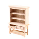 1:12 Domek dla lalek Miniaturowa drewniana półka Półka na książki Modele mebli 
