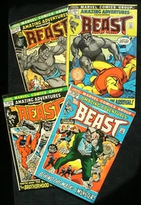 4 Hefte Amazing Adventures the Beast #11-14 (1971-72) Marvel 20¢ 3VF/NM! 1 Sehr guter Zustand+! - Bild 1 von 24