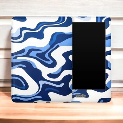 Indigo Blue Amazon Kindle Skin | Kindle Skin Vinyl Wrap - All Kindle Models - Image 1 of 4