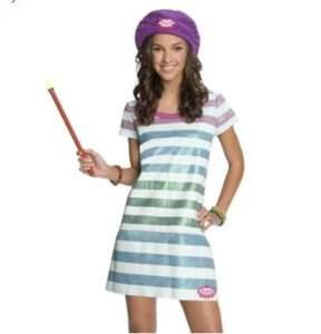 Disney Wizards of Waverly Alex Costume. Small 4-6 Dress, Knit Cap, Leg Warmers - Picture 1 of 2