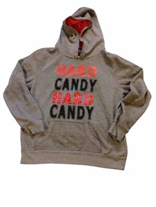 Hard Candy XL (15-17) Juniors Gray w/pink hoodie - Picture 1 of 6