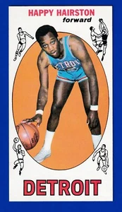Pistones Happy Hairston Rookie 1969-70 TOPPS #83 EX-EXMT BONITAS ESQUINAS SIN PLIEGUES - Imagen 1 de 2