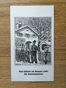 1 x Kaminkehrer Schornsteinfeger Jahreskalender 1999 Neujahrswünsche - Bild 1 von 2