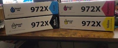HP 972X, B, C, M, Y, 4 Pk Compatible Replacement Ink Cartridges  - Image 1 of 3