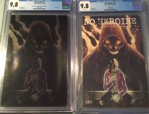 ** 2x CGC 9.8 NO HEROINE # 1 ** Templesmith 1:5 & HIVE METAL VIRGIN Variant SET! - Picture 1 of 12