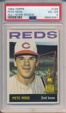 1964 Topps #125 Pete Rose All Star Rookie PSA 4