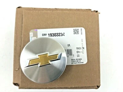 Chevrolet Cruze LT Sonic RS tampa central de roda gravata borboleta dourada nova OEM 19303234 - Imagem 1 de 4