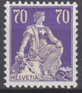 SUIZA 1934 - HELVETIA con ESPADA Mi.: 171z - SBK.: 162z - **sin fijasellos** - Imagen 1 de 1