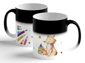 Tasse mit Name personalisieren - Magic Mug - Schulkind - Einschulung - Fuchs - Bild 1 von 3