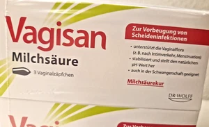 Vagisan Milchsäure Vaginalzäpfchen 9 Stück - zur Vorbeugung von Infektionen - Bild 1 von 1