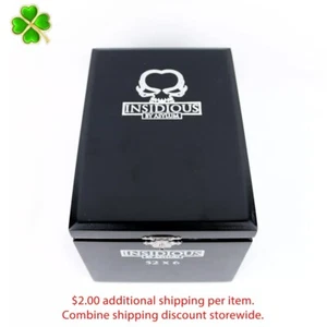 Caja de cigarros de madera vacía Insidious by Asylum 52 x 6 6 6,75" x 4,25" - Imagen 1 de 12