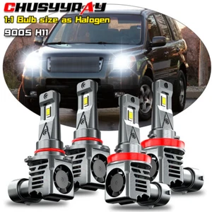 For Honda Pilot 2006-2018 4x LED Kit de faros delanteros Luz alta/baja Bombillas - Foto 1 di 12