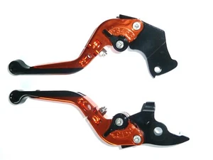 KTM RC390 2014-2019 Bremse & Kupplung Orange Faltbar Hebel Strasse Rennbahn TS77 - Bild 1 von 8