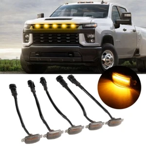 Front Grille Light LED Amber Grille Car Eagle Eye Light For Pickup Off-road SUV - Picture 1 of 12