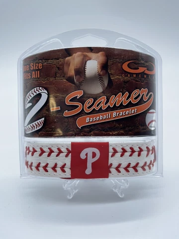 Gamewear MLB Philadelphia Phillies 2- Seamer Baseball Bracelet NEW Cover