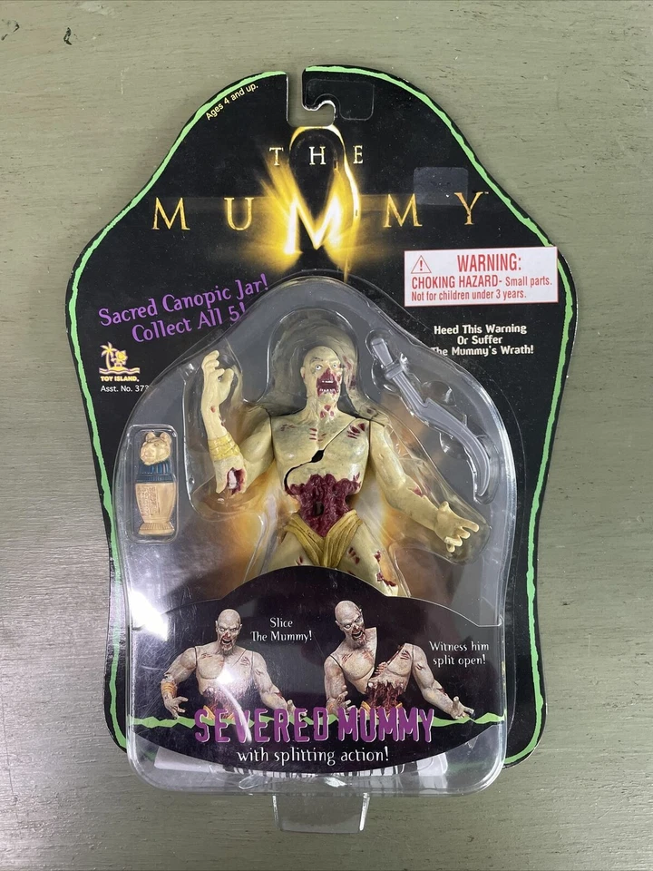 The Mummy 1998 Toy Island Cursed Imhotep Spinning Scarab Action Figure 37300