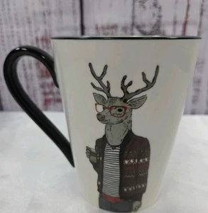 Signature Housewares Hipster Tier Tasse Hirsch im Pullover Becher groß Henkelbecher - Bild 1 von 5