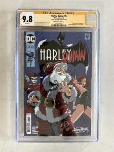 Harley Quinn #35 Jon Sommariva Santa Cardstock Variant - Graded CGC 9.8 SIGNED - Picture 1 of 2