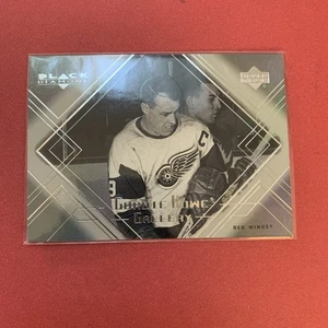 2000 upper deck Black diamond Gordie Howe #GH-6 Detroit Red Wings - Picture 1 of 10