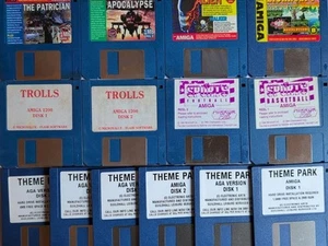 Amiga Games Job lot of AMIGA 2DD Floppy Disk Games Collection - Photo 1/11