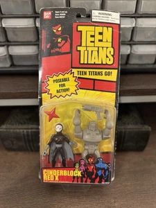 Teen Titans Go! Cinderblock & Red X Actionfiguren Set 2005 Bandai NEU - LESEN - Bild 1 von 21