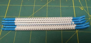 *Lot of 130* Hellermann Tyton Clip-Tags Wire Marker Letter "H" 16ga to 10ga - Picture 1 of 2