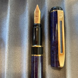 Waterman centurion Füller,Füllfederhalter Dunkelblau, goldfarbene Feder,Neu - Bild 1 von 2