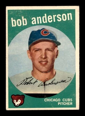 1959 Topps #447 Bob Anderson   VG/VGEX X3464309 - Image 1 of 3